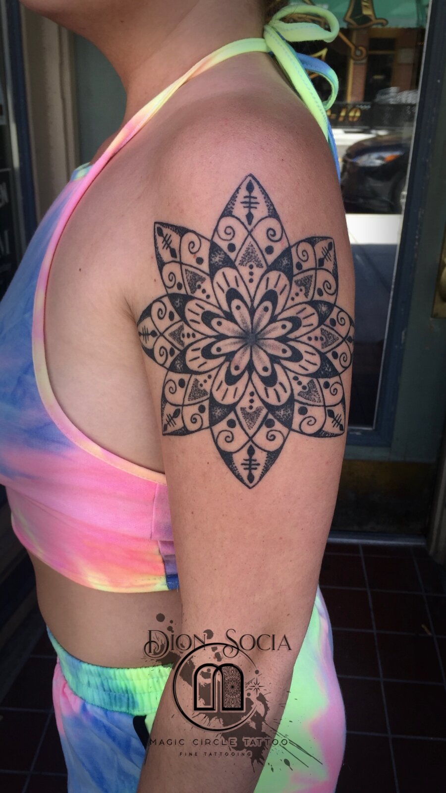 Dion Socia Cover-ups Tattoo Work - Professional Tattoo Artist at Magic Circle Tattoo Bay City MI