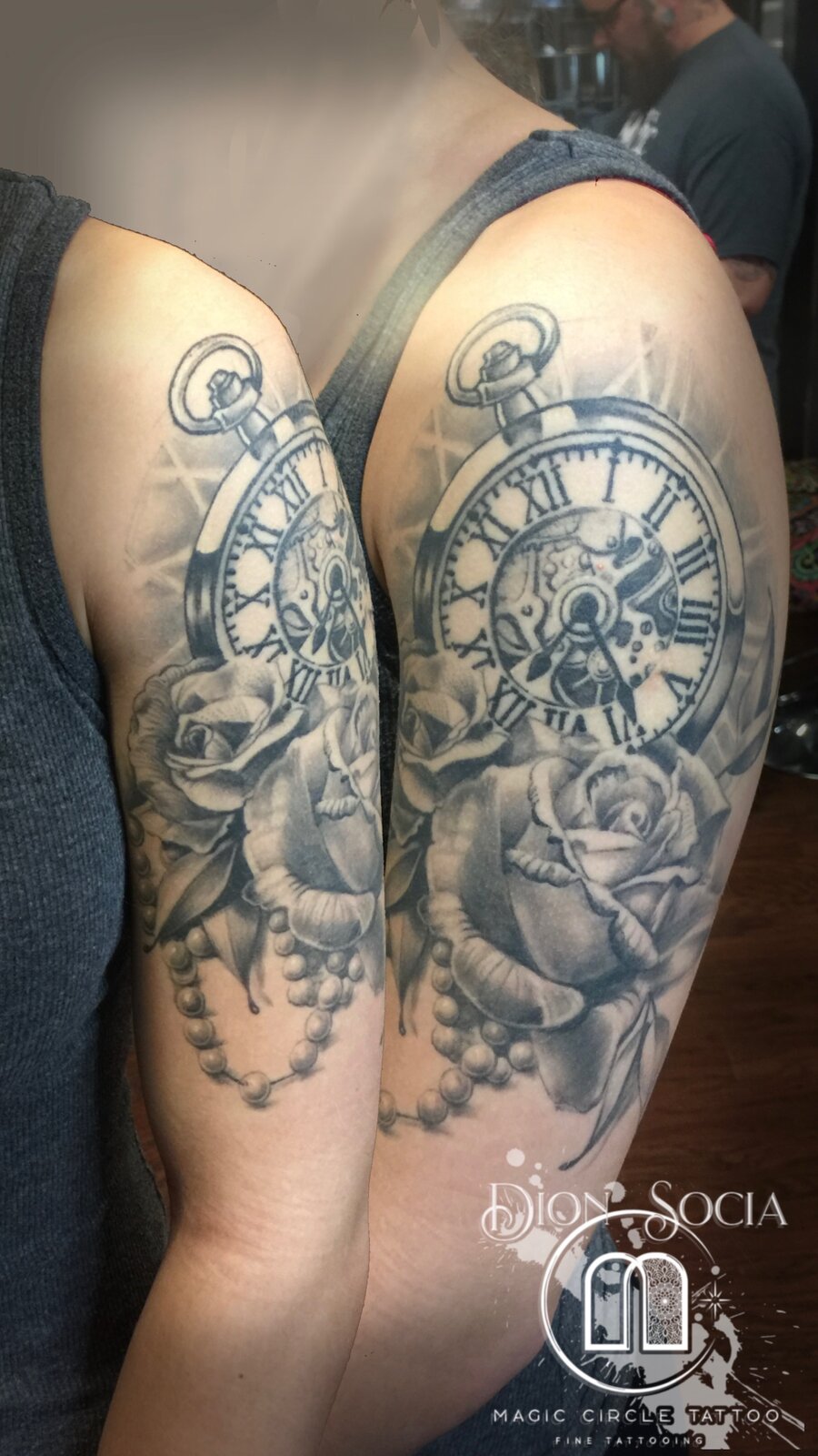 Dion Socia Cover-ups Tattoo Work - Professional Tattoo Artist at Magic Circle Tattoo Bay City MI