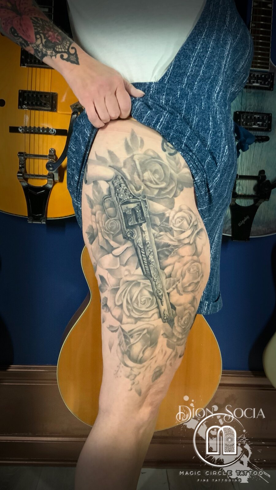 Dion Socia Cover-ups Tattoo Work - Professional Tattoo Artist at Magic Circle Tattoo Bay City MI