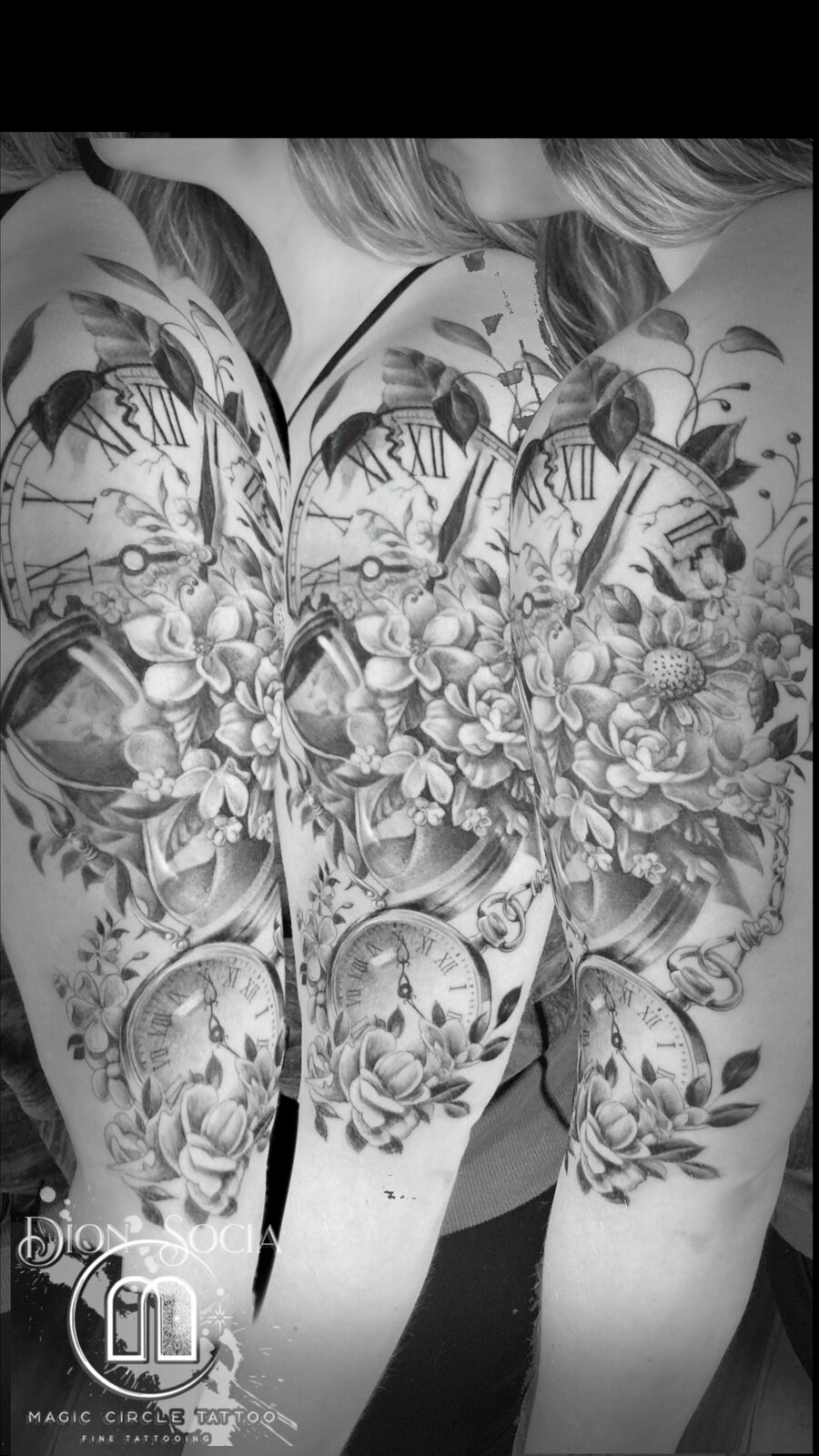 Dion Socia Cover-ups Tattoo Work - Professional Tattoo Artist at Magic Circle Tattoo Bay City MI