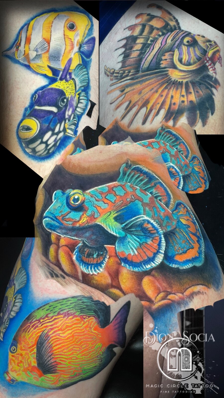 Dion Socia Cover-ups Tattoo Work - Professional Tattoo Artist at Magic Circle Tattoo Bay City MI