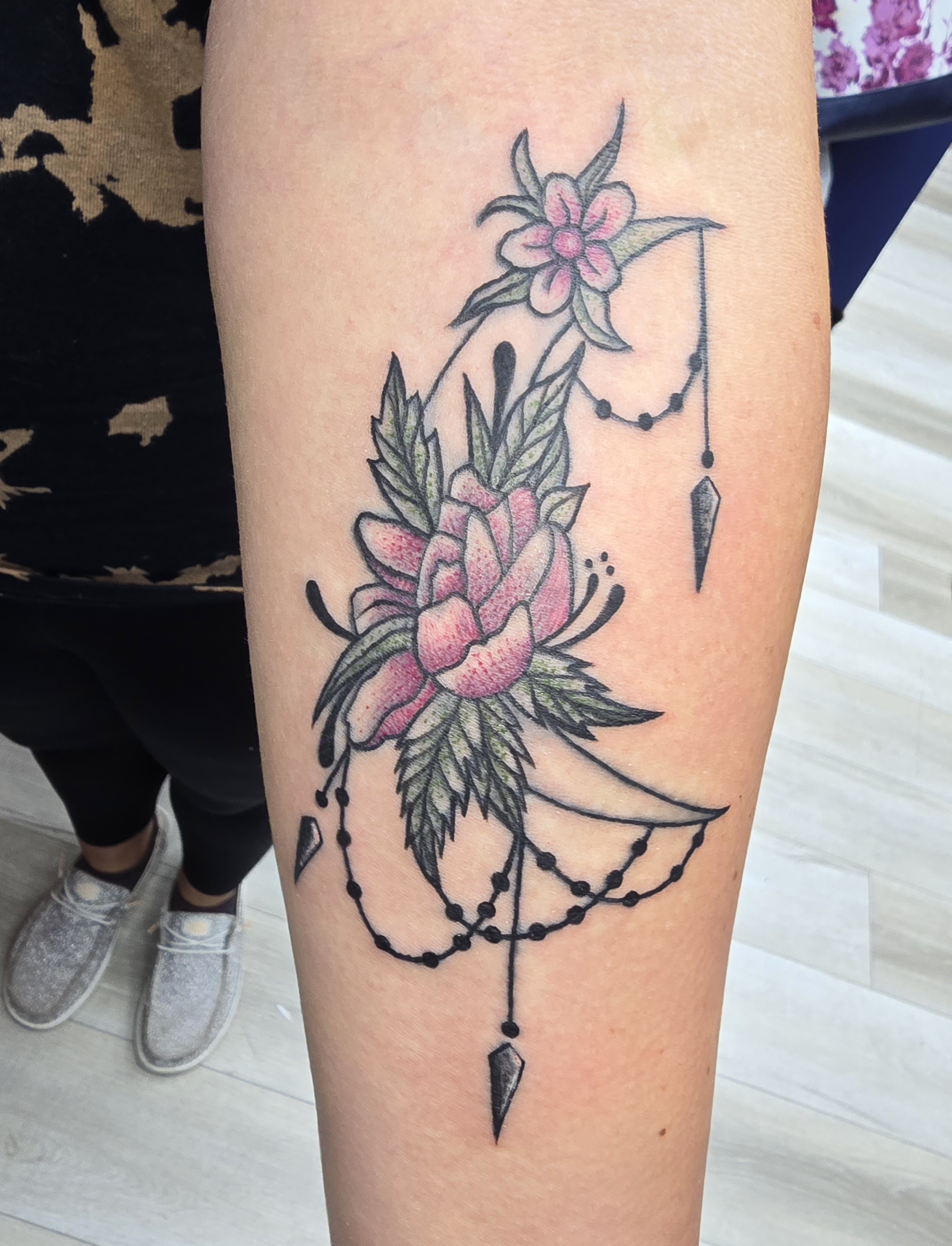 Tera Peters Small to Medium Designs Tattoo Work - Professional Tattoo Artist at Magic Circle Tattoo Bay City MI