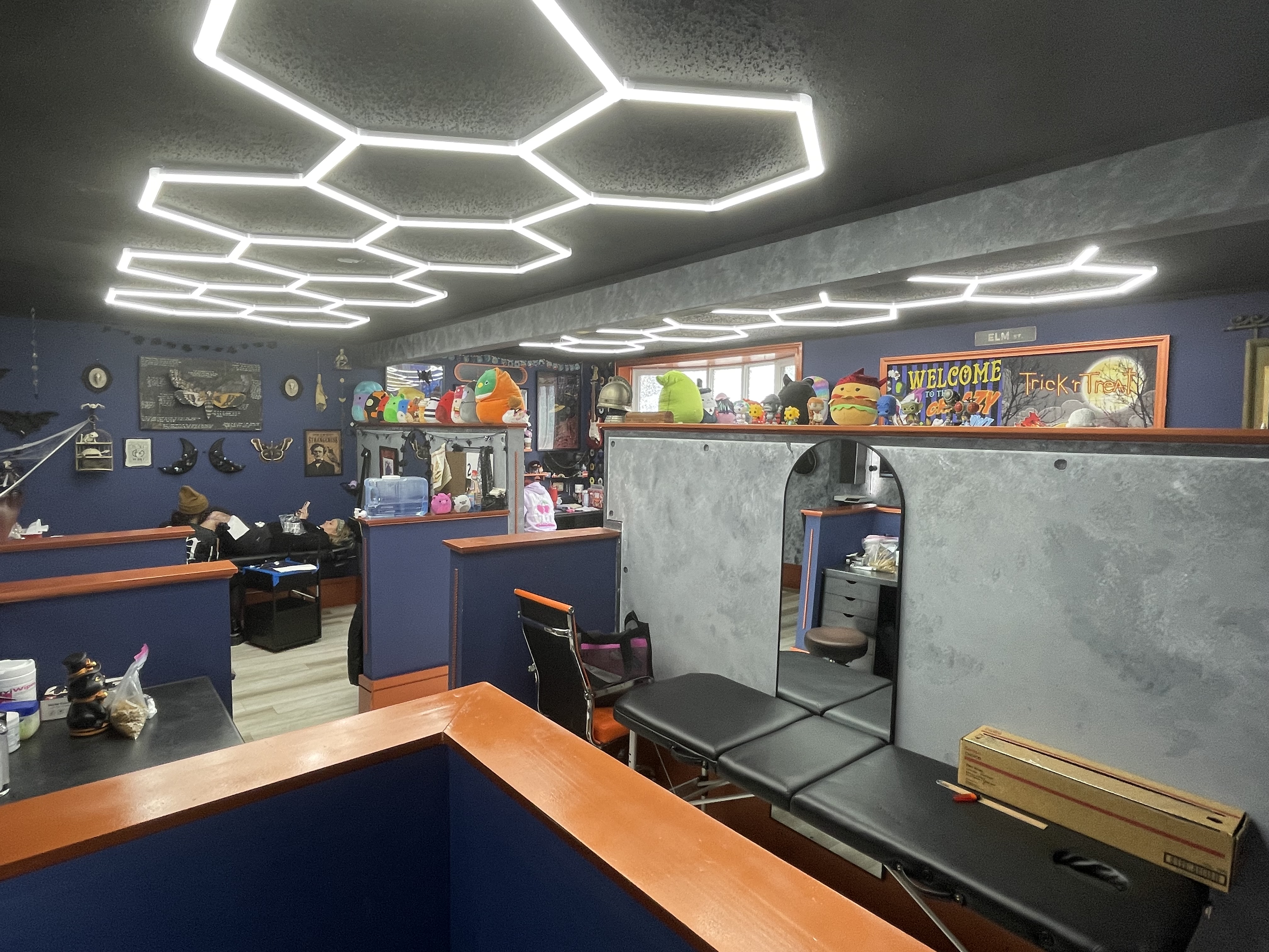 Modern Interior Design at Magic Circle Tattoo - Bay City Michigan Premier Tattoo Shop with Artistic Touches